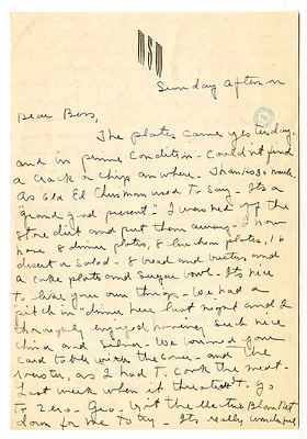 Letter from May Wallace to Bess W. Truman