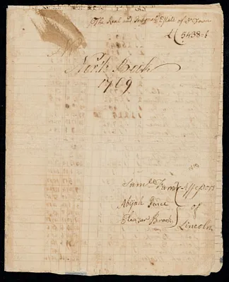 The north book, 1769