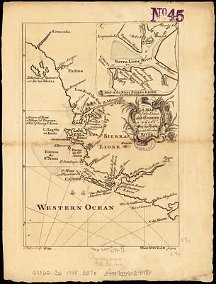 A map of the coast and country about Sierra Lione and Sherbro River
