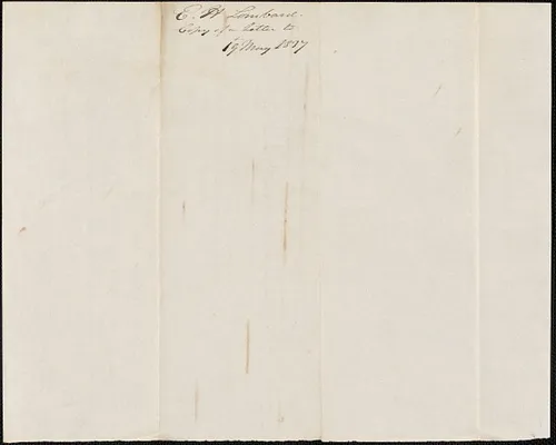 George W. Coffin to E.H. Lombard, 19 May 1837