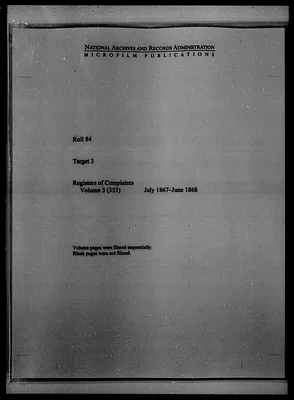Registers of Complaints: Volume 3