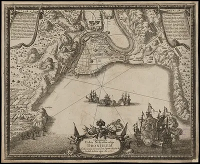 Delineatio urbis Nidrosiae vulgo, Dronheem in Norvegia, à Danis d. 28. Septem. obsessae et 11. Decemb. deditione capta an. 1658