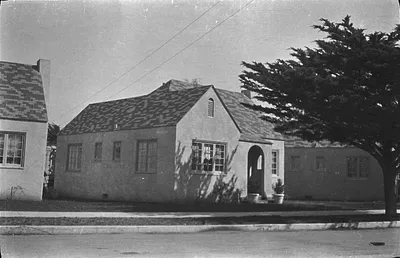 Photograph of Early 20th Century Stucco House