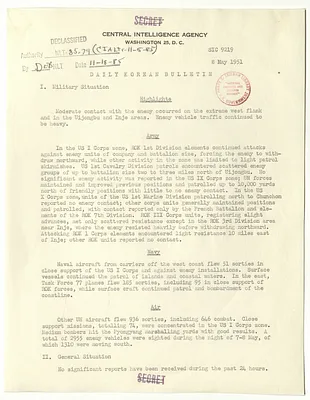 Memorandum, Daily Korean Bulletin