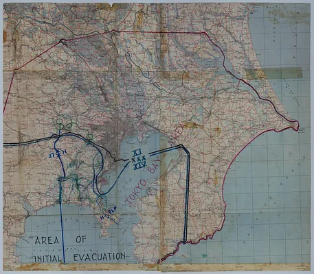Map of the Occupation of Japan