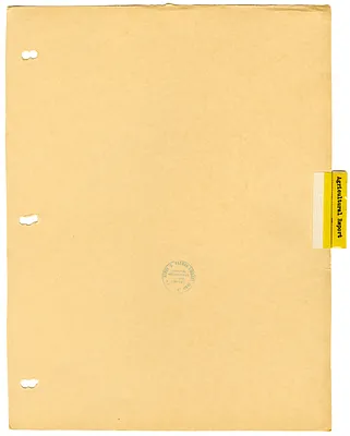 Agricultural Report