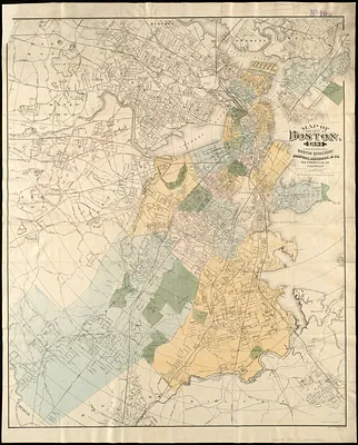 Map of the city of Boston, for 1894