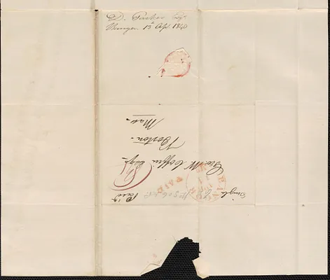 Dominicus Parker to George Coffin, 13 April 1840