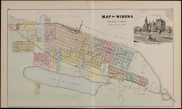 Map of Winona, Winona Co., Minn.
