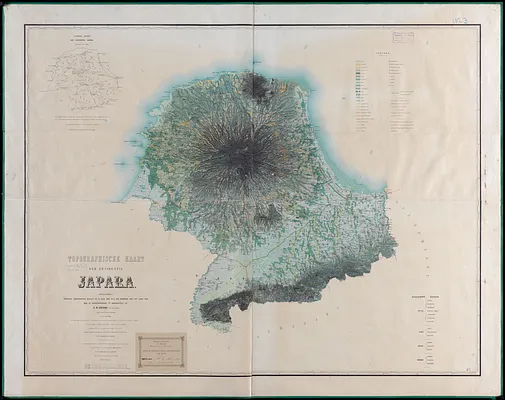Topographische kaart der residentie Japara
