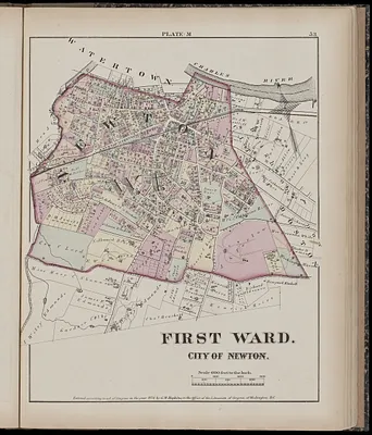Atlas of the city of Newton, Middlesex Co., Massachusetts