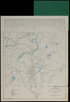 Map of the city of Concord, New Hampshire