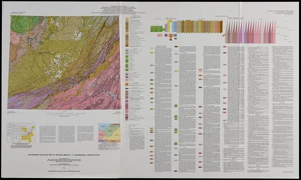 Quaternary geologic map of the Blue Ridge 4° x 6° quadrangle, United States