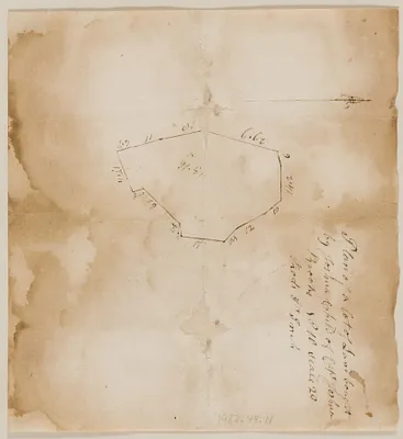 Plan of land conveyed by Capt. Joshua Brooks to Joshua Child
