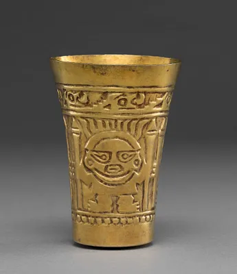 Beaker with Frontal Figures