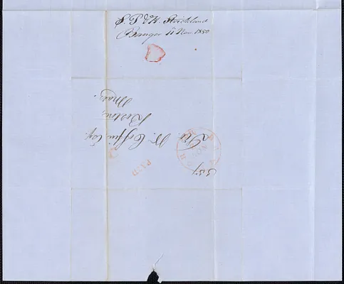 S. P. and H. Strickland to George Coffin, 11 November 1850
