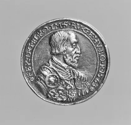 Medal of Maximilian (1527-76) as King of Hungary and his Wife Maria of Spain