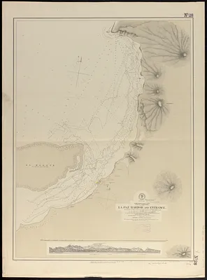 North America, west coast, Gulf of California, La Paz Harbor and entrance
