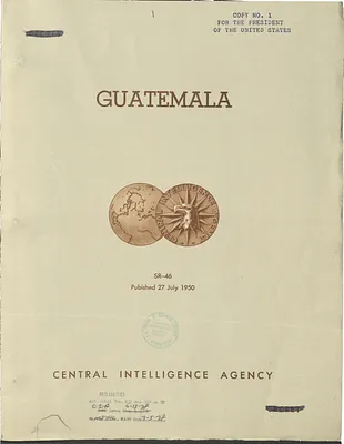 Report, Central Intelligence Agency, Guatemala, Situation Report 46