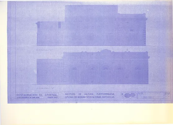 Restauracion [Restoration]: El Arsenal, Sheet A-8