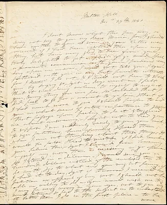 Letter from Emma Perkins Forbes, [Milton, Massachusetts], to Maria Weston Chapman, 1841 Dec[ember] 27