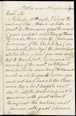 Letter from John Emerson, Stella near Blaydon on Tyne, [England], to William Lloyd Garrison, July 9th, 1867