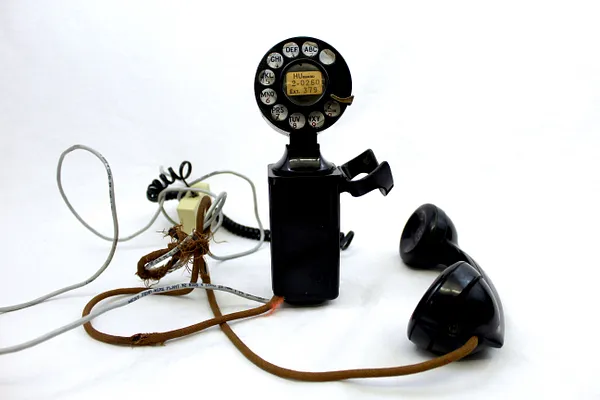 Western Electric hanging handset telephone