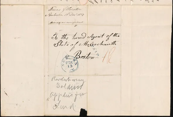 Lucas Wheaton to the Land Agent, 13 December 1837