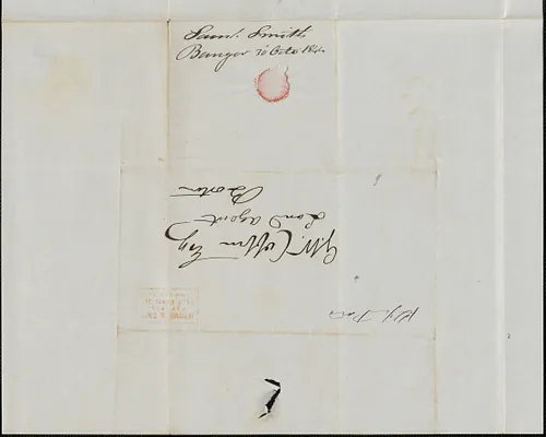 Samuel Smith to George Coffin, 30 October 1844