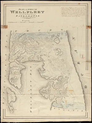 Plan of Wellfleet made by John G. Hales, dated 1831