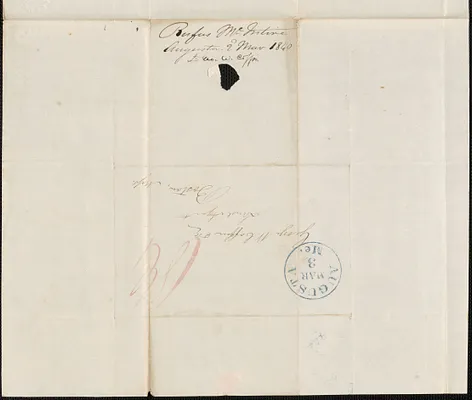 Rufus McIntire to George Coffin, 2 March 1840