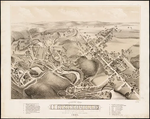 View of Hazardville, Connecticut