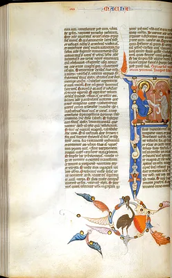 Leaf from Bentivoglio Bible