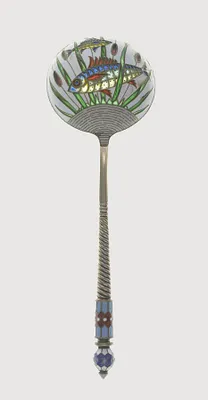 Spoon with Images of Fish