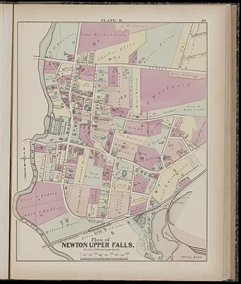 Atlas of the city of Newton, Middlesex Co., Massachusetts