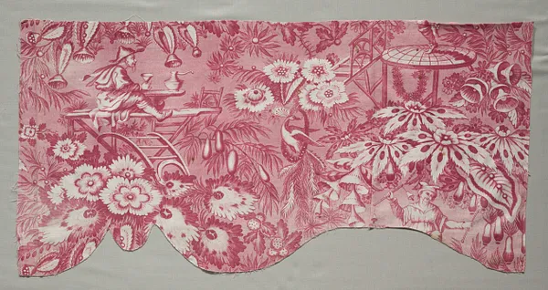 Copperplate Printed Textile