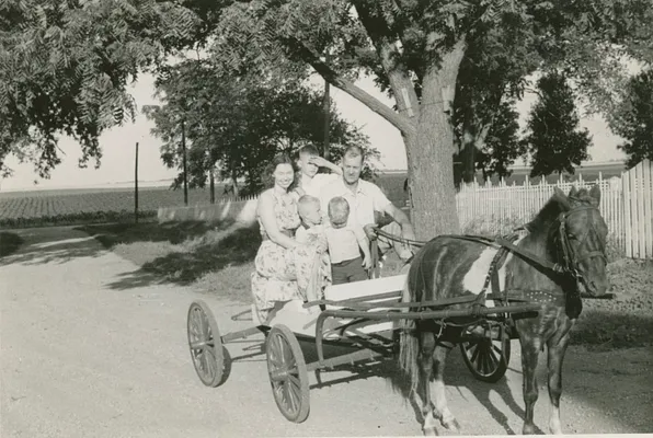 Zimmerman Family Pony Ride, 1959