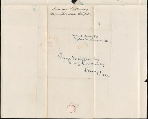 Samuel F. Hersey to George Coffin, 24 September 1843
