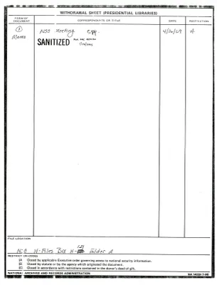 [NSC Meeting April 16, 1969]