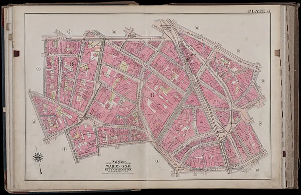 Atlas of the city of Boston, Boston proper and Back Bay : from actual surveys and official plans