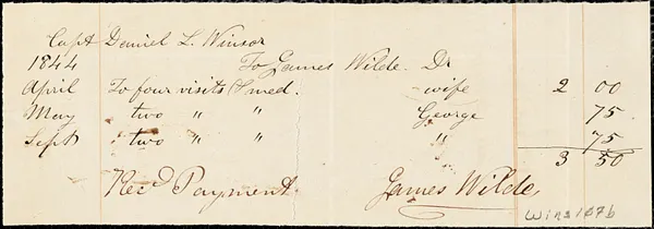 Miscellaneous household receipts