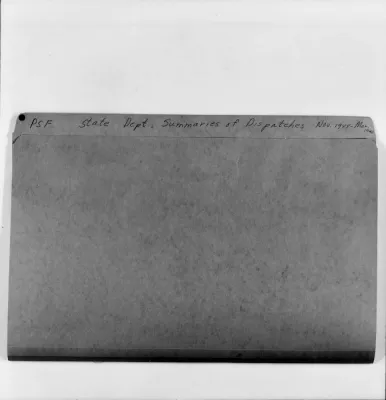 State - Dispatches - Summaries , November 1944-March 1945