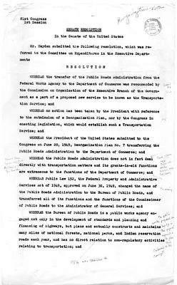 Senate Resolution