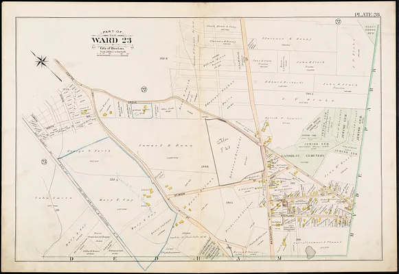 Atlas of the city of Boston, West Roxbury