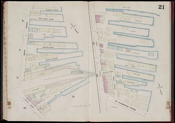 Insurance map of Boston : volume 1