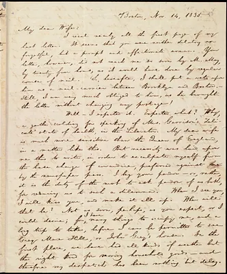 Letter from William Lloyd Garrison, Boston, [Mass.], to Helen Eliza Garrison, Nov. 14, 1835