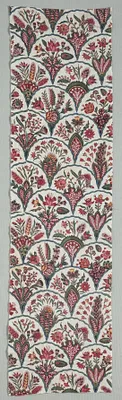 Fragment of Woodblock Printed Cotton