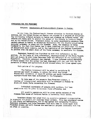 Memorandum from John Steelman to President Harry S. Truman