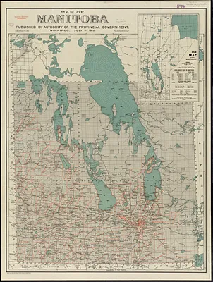 Map of Manitoba