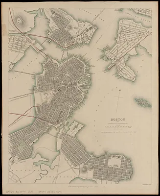 Boston with Charlestown and Roxbury